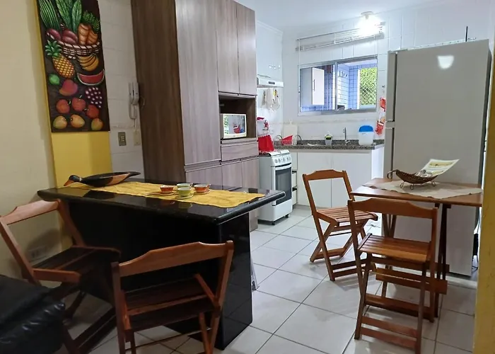 Apartamento acolhedor e confortável Ubatuba